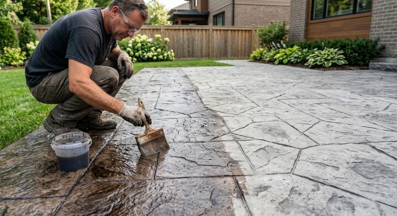 Cement Staining in Fort Worth, TX