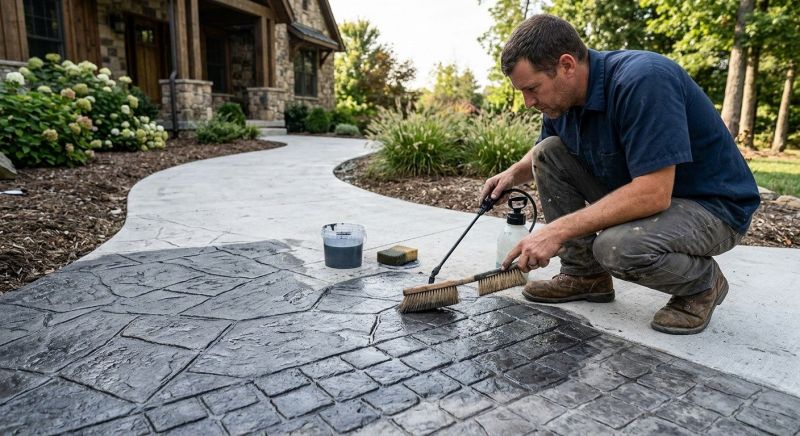 Concrete Staining Service in Corpus Christi, TX