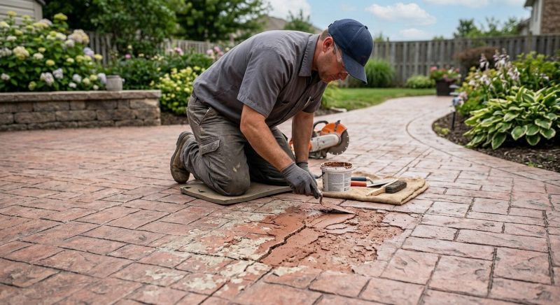 Decorative Concrete Repair in Spartanburg, SC