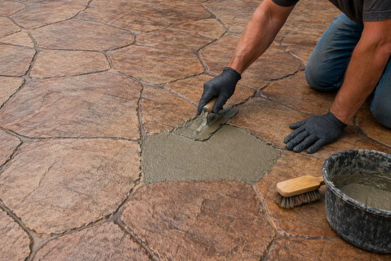 Decorative Concrete Repair in Rockwall, TX